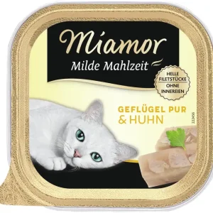 Mega-Angebot Miamor Milde Mahlzeit Geflügel Pur Huhn 100 g