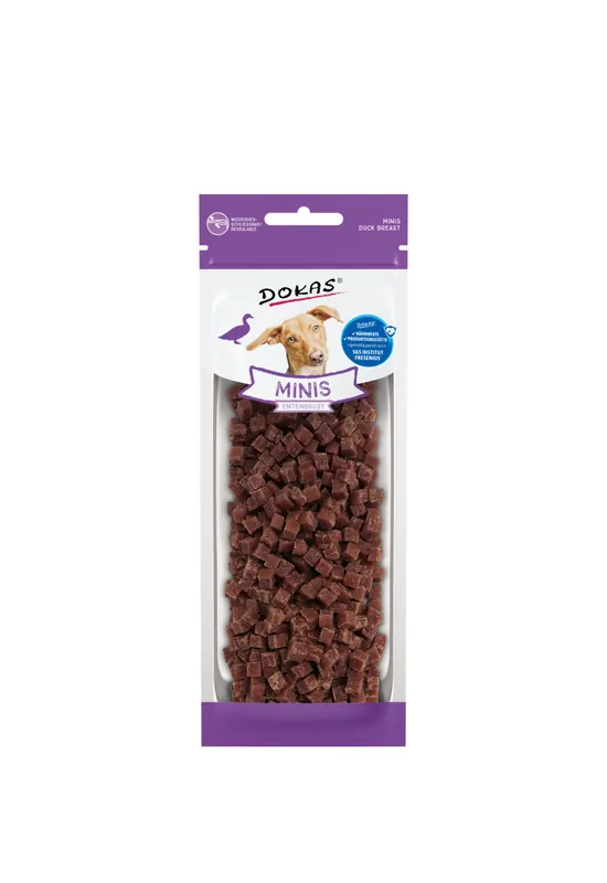 Markenprodukt DOKAS Minis Entenbrust 70 g