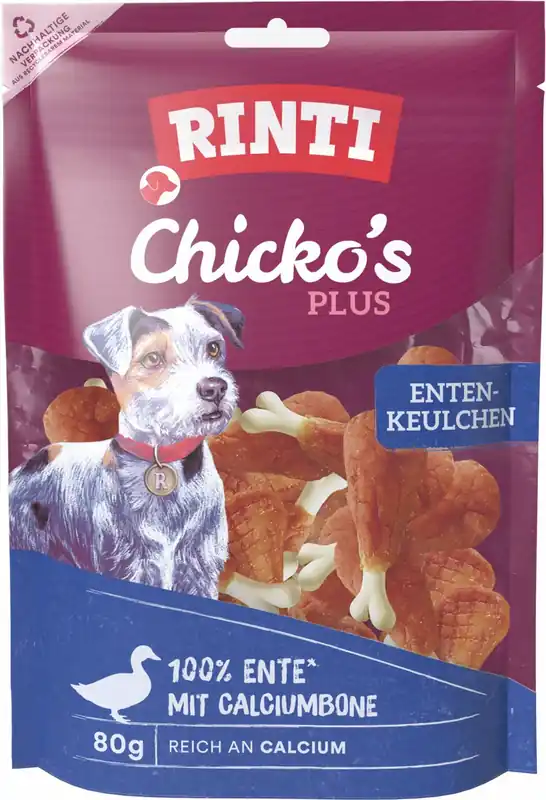 RINTI Chicko Plus Entenkeulchen 80 g Top-Seller