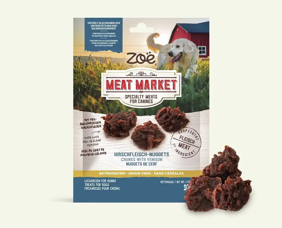 Günstig Zoë Meat Market Chunks mit Wild, 100 g