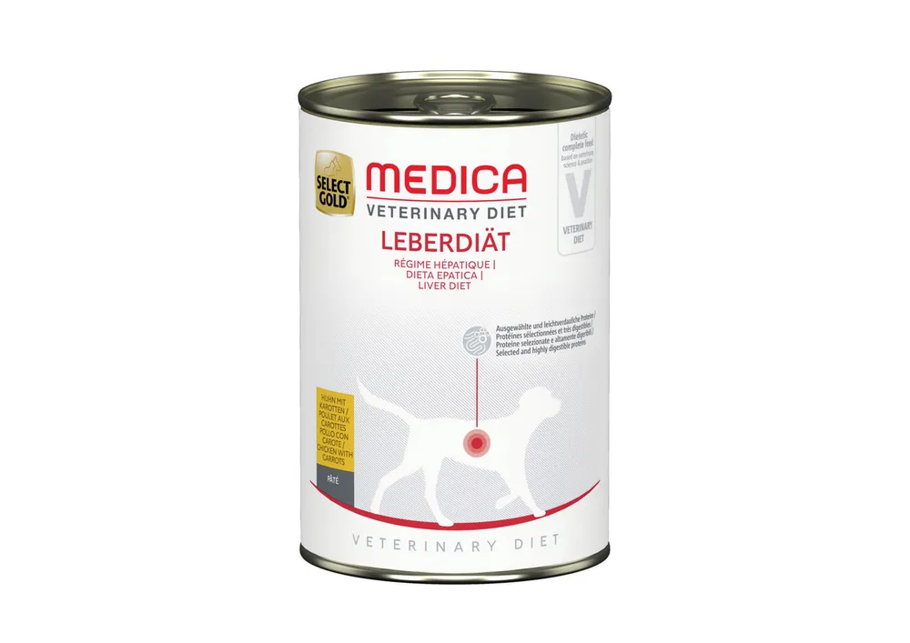 Select Gold Medica Leberdiät Huhn, Karotten 400 g Preisknaller