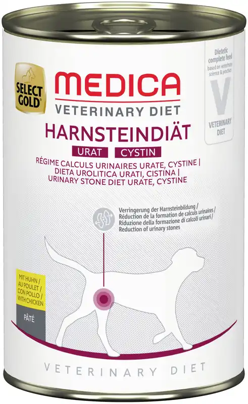 Must-Have Select Gold Medica Harnsteindiät Urat&Cystin Huhn 400 g