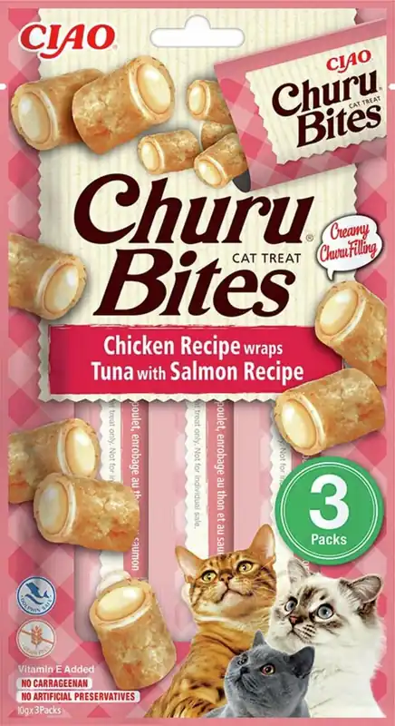 Angebot CIAO Churu Bites Chicken wraps Tuna / Salmon 30g
