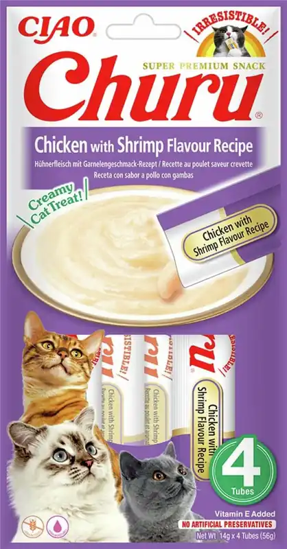 CIAO Churu Chicken with Shrimp Flavor Recipe 56 g Sale