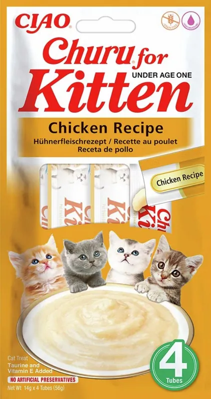 Sofort Bestellen CIAO Churu Kitten Chicken Recipe 56 g