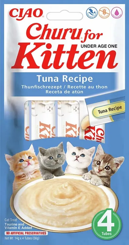 Letzte Chance CIAO Churu Kitten Tuna Recipe 56 g