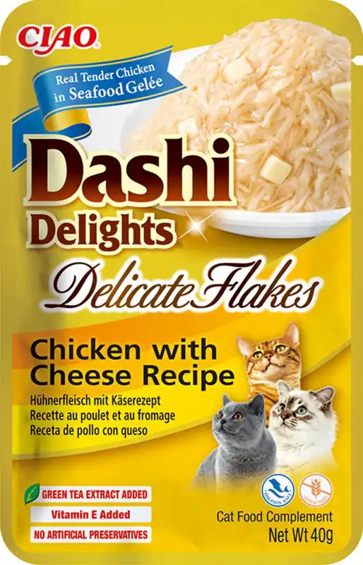 CIAO Dashi Delights Delicate Flakes Chick/Chee 40 g Schneller Versand