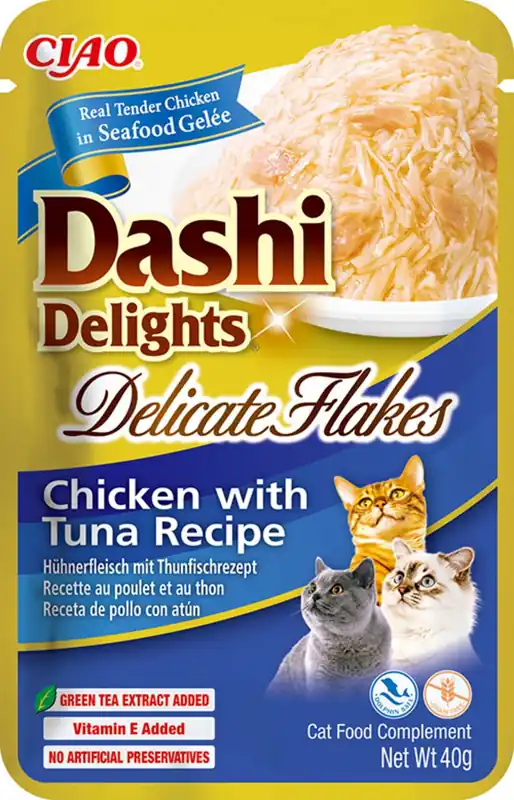 CIAO Dashi Delights Delicate Flakes Chick/Tuna 40 g Top-Seller