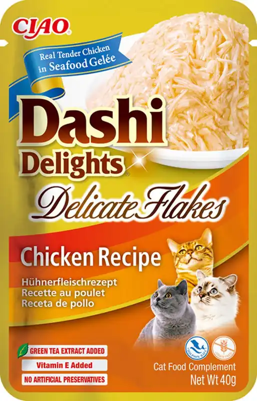 CIAO Dashi Delights Delicate Flakes Chicken 40 g Beliebt