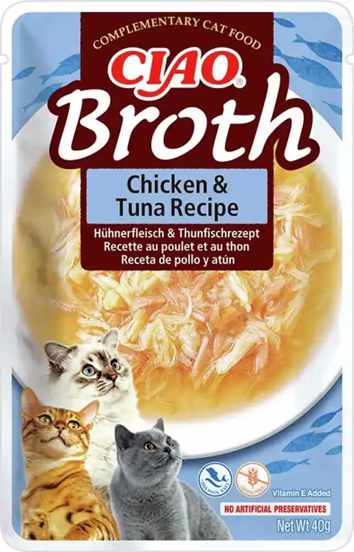 CIAO Broth Chicken & Tuna Recipe 40 g Abverkauf