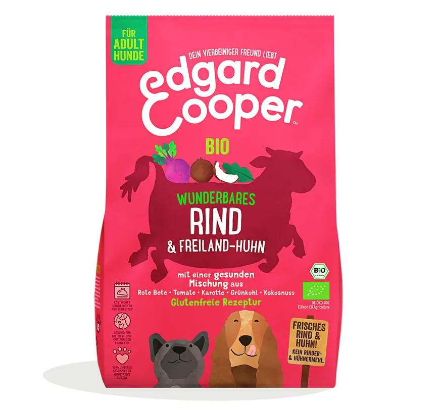 Edgard & Cooper Adult Rind/Huhn Bio 7 kg Top-Seller