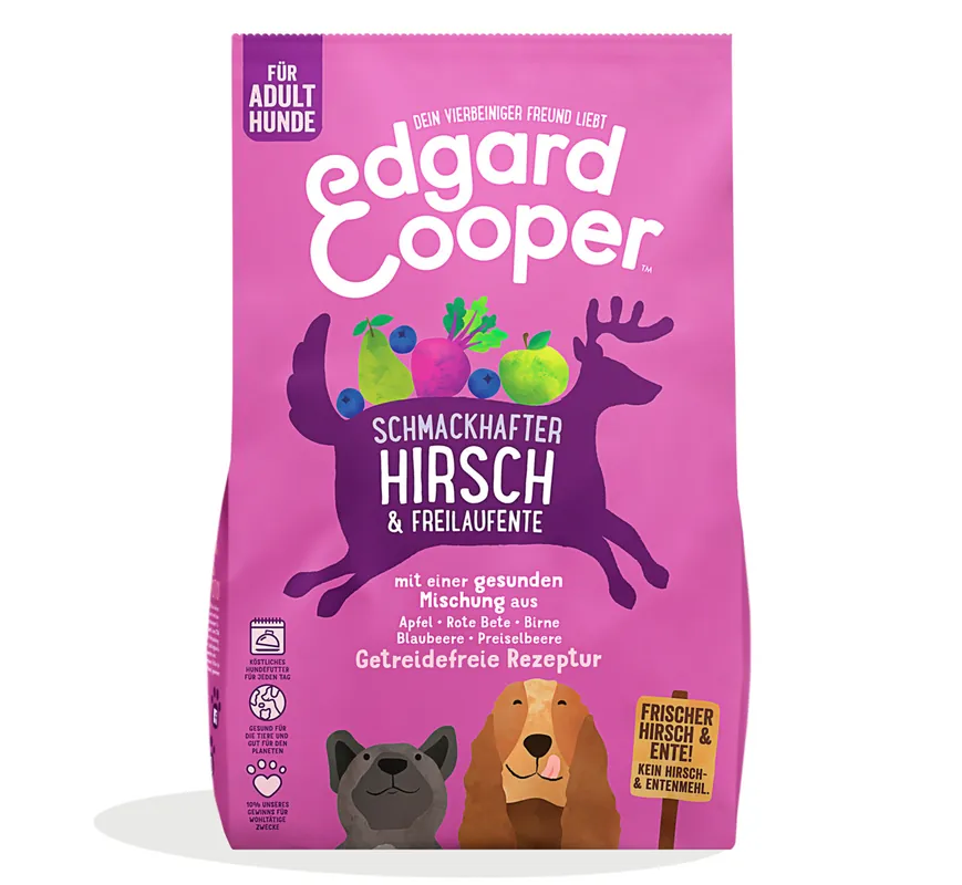 Edgard & Cooper Adult Hirsch/Freilauf-Ente 700 g Schnäppchen