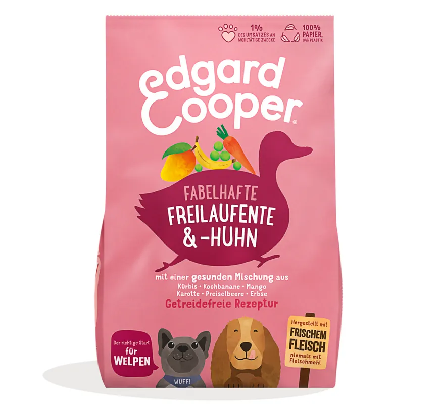 Günstig Edgard & Cooper Junior Freilauf-Ente/Freilauf-Huhn getreidefrei 700 g