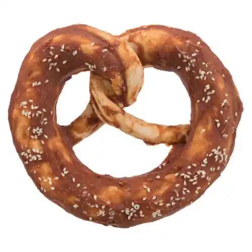 TRIXIE Denta Fun Duck Brezel Ø 15 cm, 140 g Bulk Billig