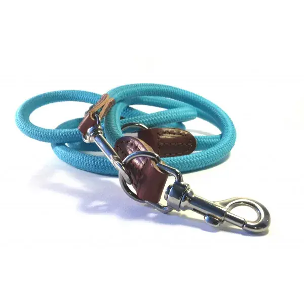 Nur Heute MALUCCHI Hundeleine Nylon Türkis 200 x 1.2 cm