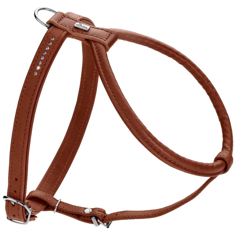 Hunter Geschirr Round & Soft Canadian Up Cognac XXS-XS Sofort Bestellen