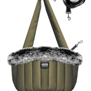 Milk & Pepper Hundetasche Nanouk Sac Kaki Schnäppchen